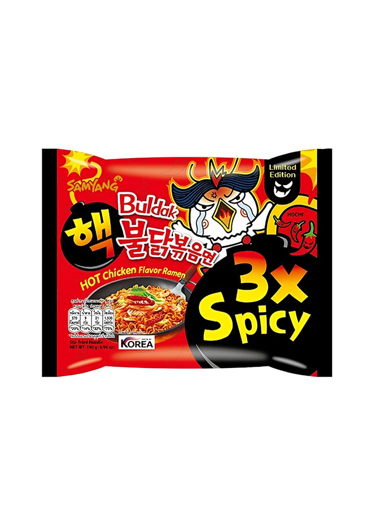 Samyang Buldak 3x Spicy Ramen Noodles Satchet