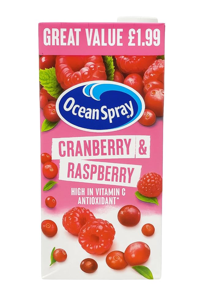 Ocean spray cranberry and raspberry