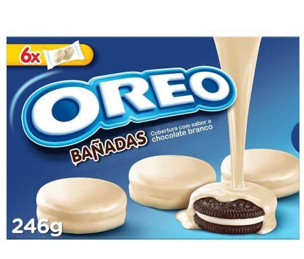 Oreos banadas chocolate Branco 246g