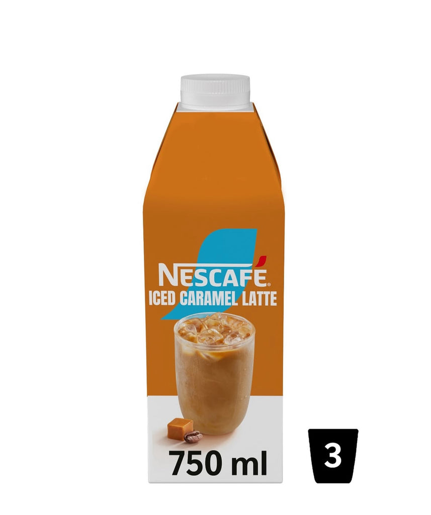 Nescafé iced caramel latte