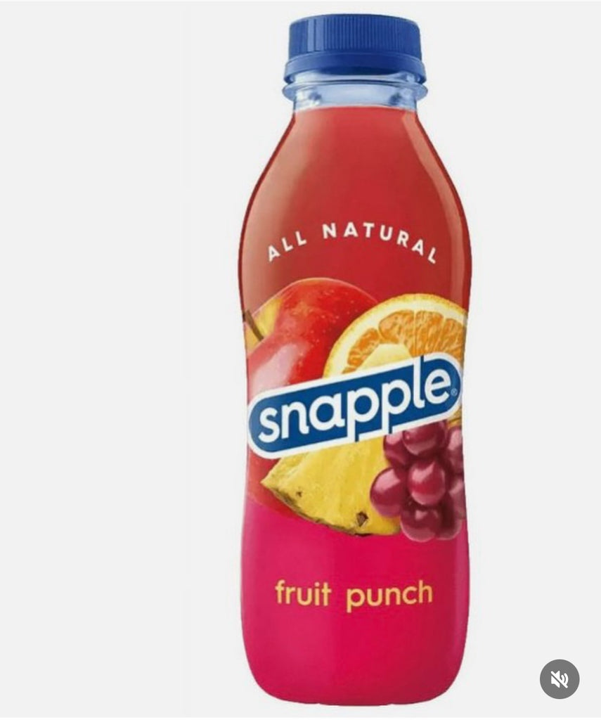 All natural Snapple fruit punch