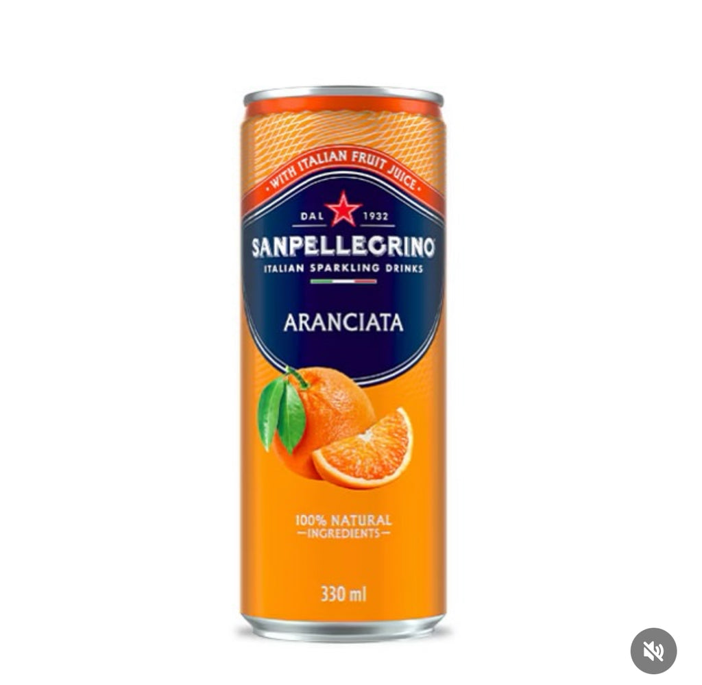 Sanpellegrino Italian sparkling Aranciata drink