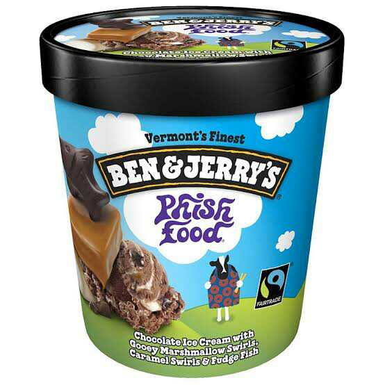 Ben & Jerry Phish Food Ice Cream