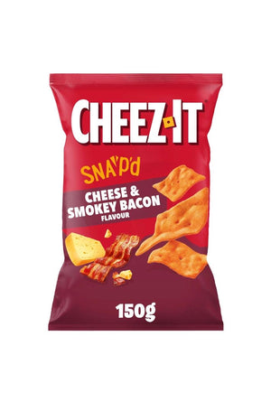 Cheez it snap’d cheese and smoky bacon flavor