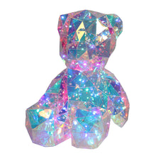 Crystal Effect Light Up Bear