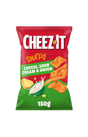 Cheez it snap’d cheese and sour cream and onion 150g
