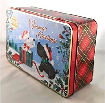 Scottie Dog Shortbread Biscuit Tin