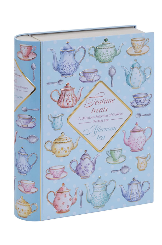 The Book of Teatime Treats Cookies Embossed Tin 260g Biscuit Christmas Gift Box