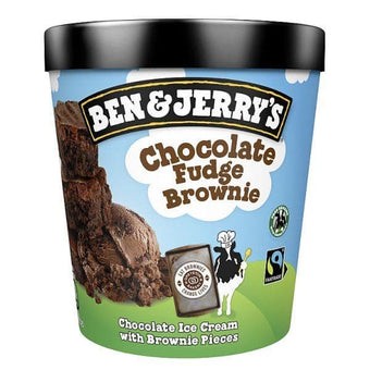 Ben & Jerry's Chocolate Fudge Brownie Ice Cream 465Ml
