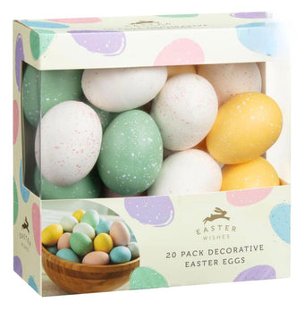 20 PACK DECORATIVE EASTER EGGS