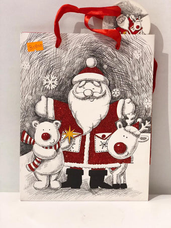 Christmas shopping bag