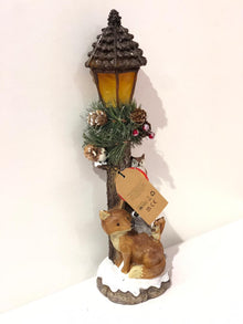 Woodland Fox Light Up Lamp Post