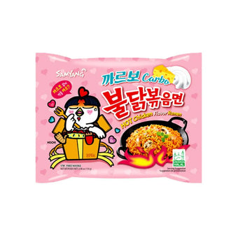 Samyang Hot Chicken Flavour Buldak Ramen Noodles - Carbonara Satchet