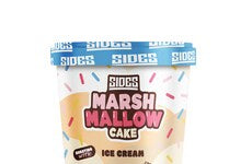 Marsh mellow cake ice cream