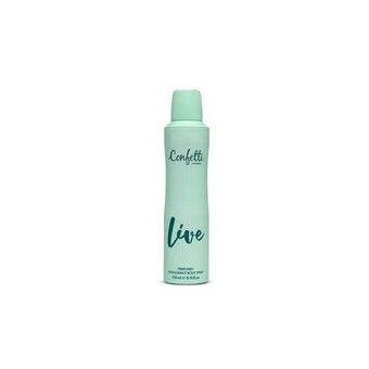 Confetti body spray