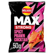Walkers Max strong spicy prawn cocktail