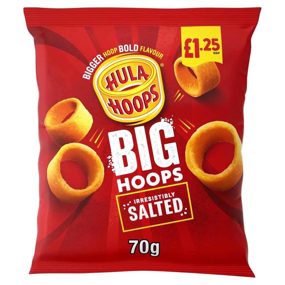 Big hula hoops . Irresistibly salted