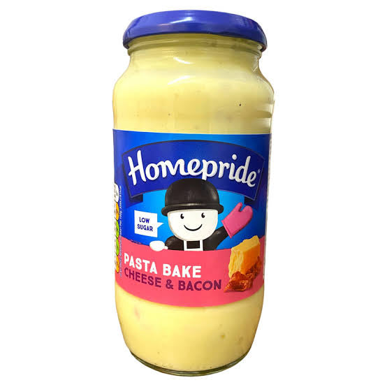 Home pride pasta bake cheese and bacon