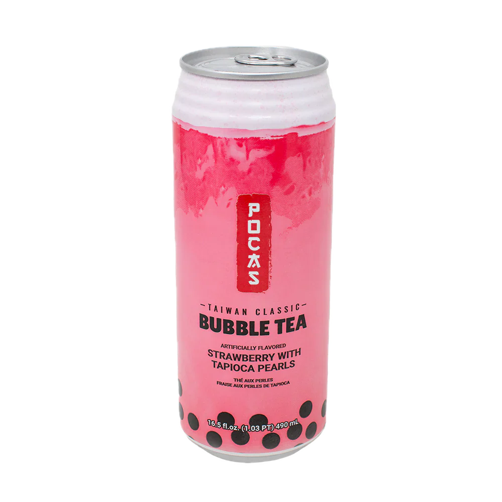 Pocas bubble tea . Strawberry