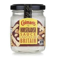Colman’s horseradish sauce