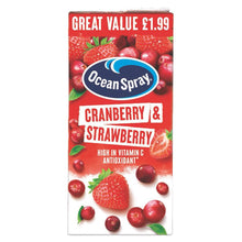 Ocean spray cranberry and strawberry drink