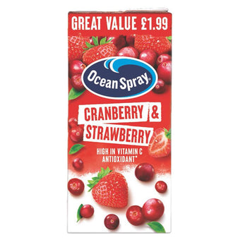 Ocean spray cranberry and strawberry drink