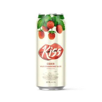 Kiss cider wild strawberry taste