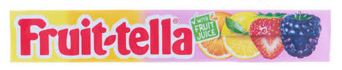 Fruit tella with fruit juice