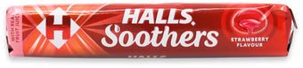 Halls soothers strawberry flavor