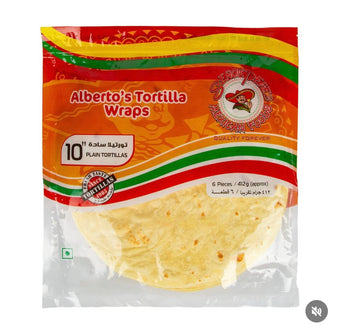 Alberto’s tortilla wraps 10”