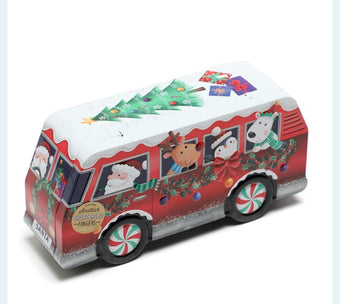 Christmas Camper Van Shortbread Biscuit Tin 300g