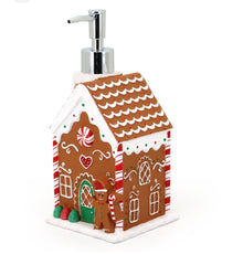 Gingerbread House Soap Dispenser