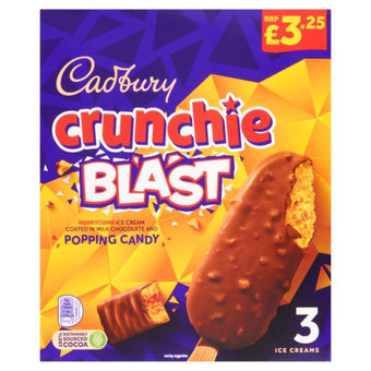 Cadbury Crunchie Blast 3 Ice Cream Sticks