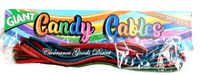 Giant Candy Cables with Fondant Filling over 50cm long 12 Cables 4 Flavours Box