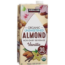 Kirkland Organic Unsweetened Almond Vanilla